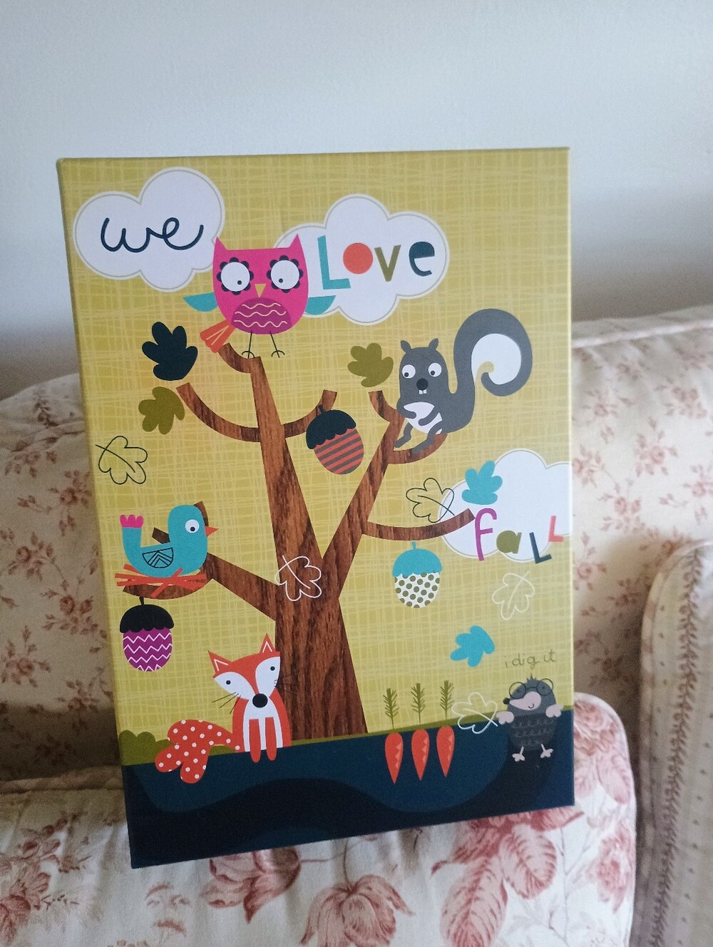 🍂 Fall Forest Animals Storage Box - Picture 3 of 4